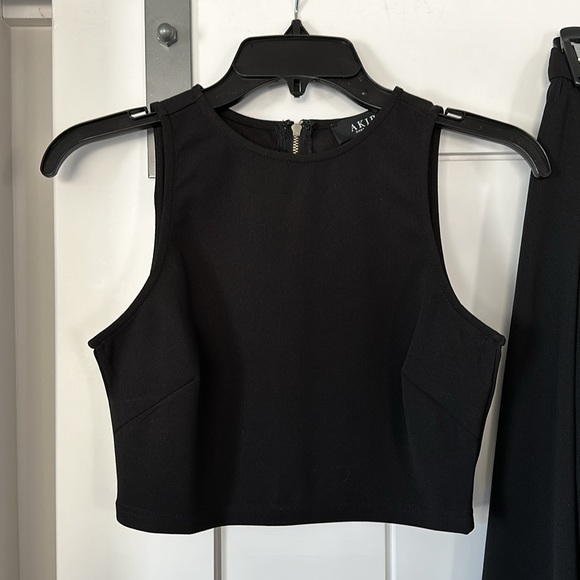 AKIRA Maria Maria Ruffle High Low Skirt and Top Set - Picture 9 of 13